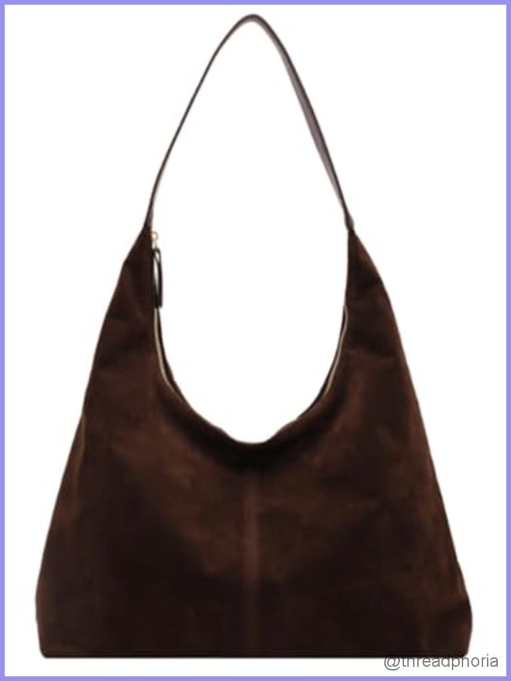 Faux Suede Tote Hobo Purse Women's Shoulder Handbag Crossbody Bag